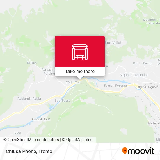 Chiusa Phone map