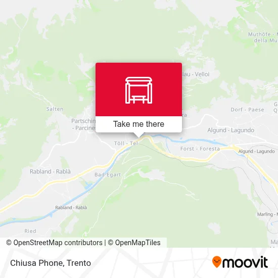 Chiusa Phone map