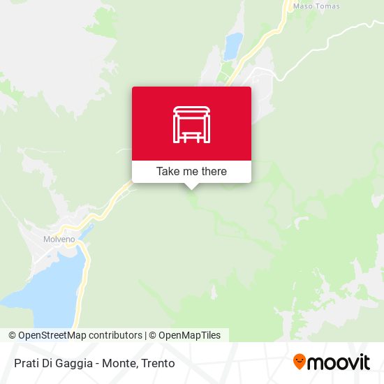 Prati Di Gaggia - Monte map