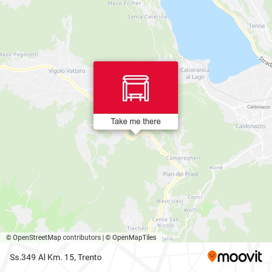 Ss.349 Al Km. 15 map