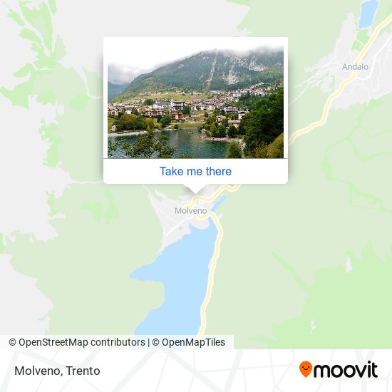 Molveno map