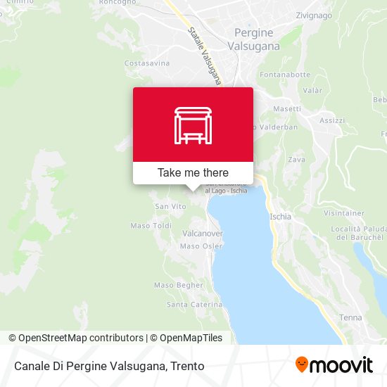 Canale Di Pergine Valsugana map