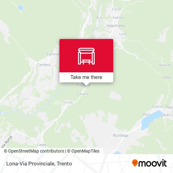 Lona-Via Provinciale map