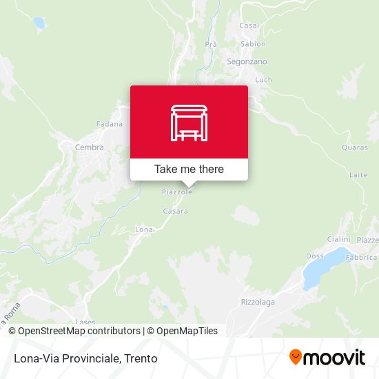 Lona-Via Provinciale map