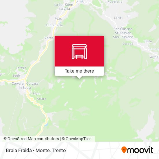 Braia Fraida - Monte map