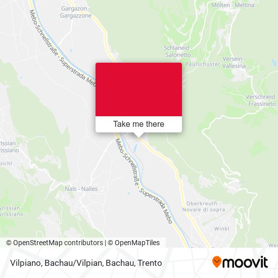 Vilpiano, Bachau / Vilpian, Bachau map