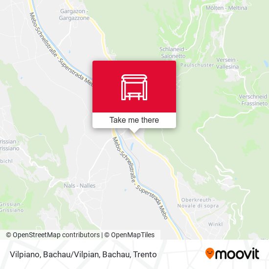 Vilpiano, Bachau / Vilpian, Bachau map