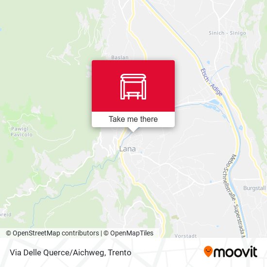 Via Delle Querce/Aichweg map