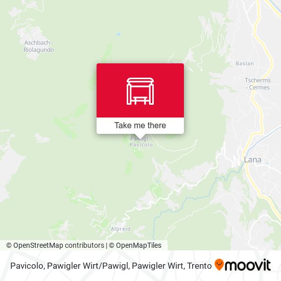 Pavicolo, Pawigler Wirt / Pawigl, Pawigler Wirt map