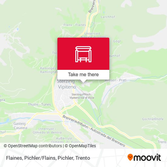 Flaines, Pichler / Flains, Pichler map