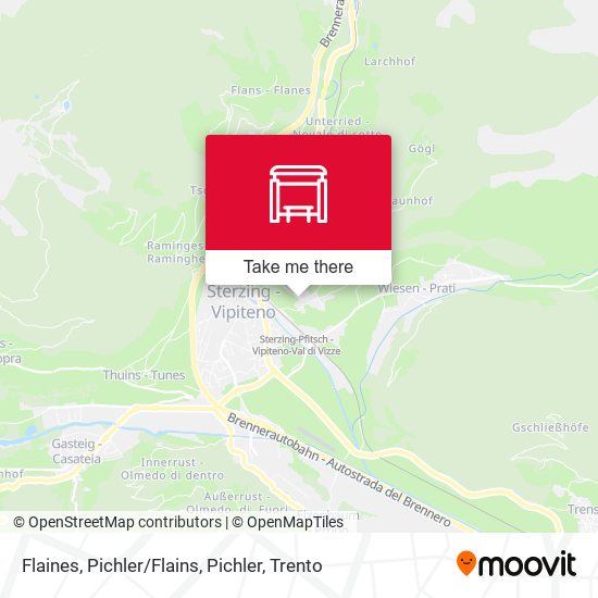 Flaines, Pichler / Flains, Pichler map