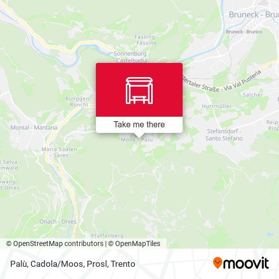 Palù, Cadola/Moos, Prosl map