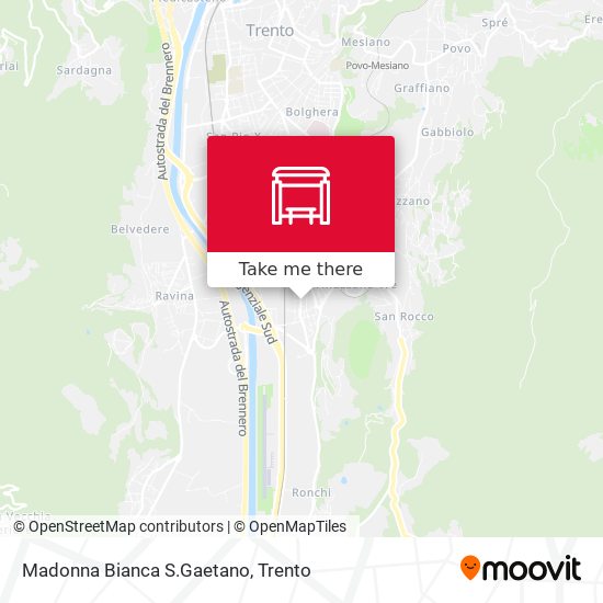 Madonna Bianca S.Gaetano map