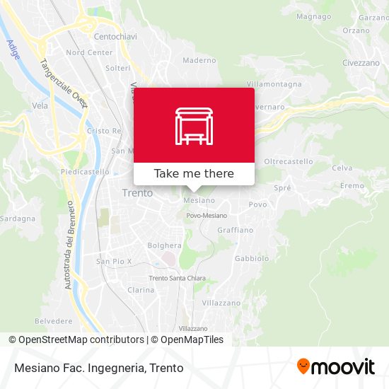 Mesiano Fac. Ingegneria map
