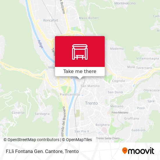 F.Lli Fontana Gen. Cantore map