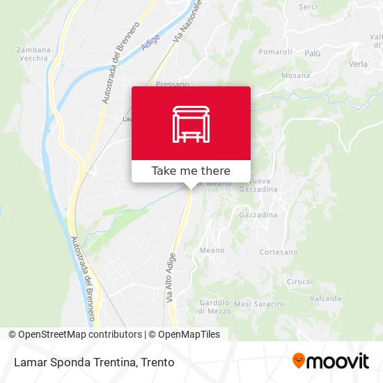 Lamar Sponda Trentina map