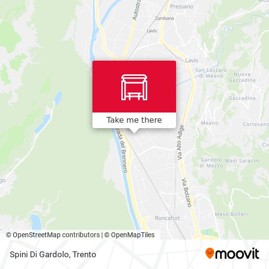 Spini Di Gardolo map