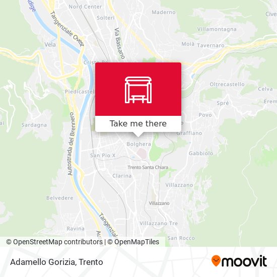 Adamello Gorizia map