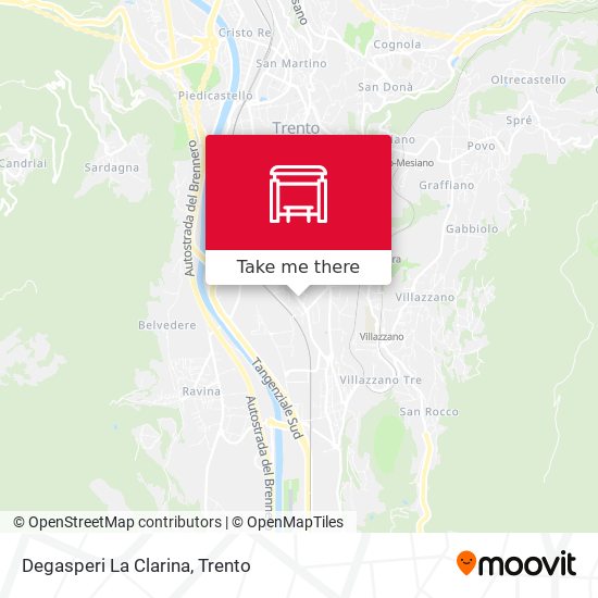 Degasperi La Clarina map