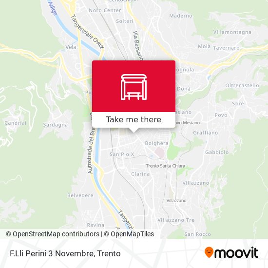 F.Lli Perini 3 Novembre map