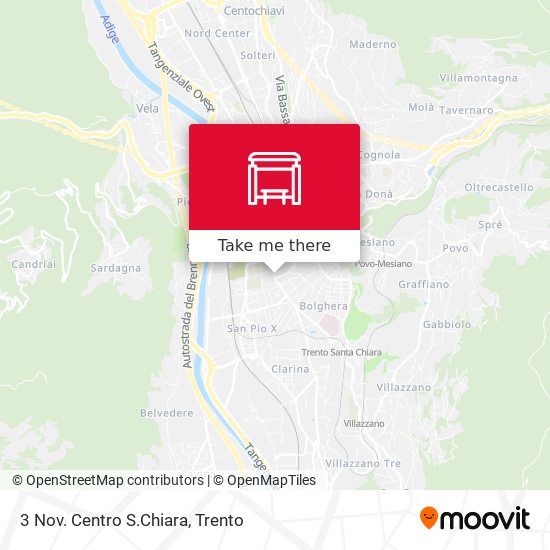 3 Nov. Centro S.Chiara map