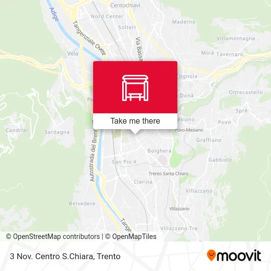 3 Nov. Santa Chiara Center map