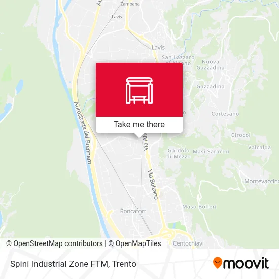 Spini Industrial Zone FTM map