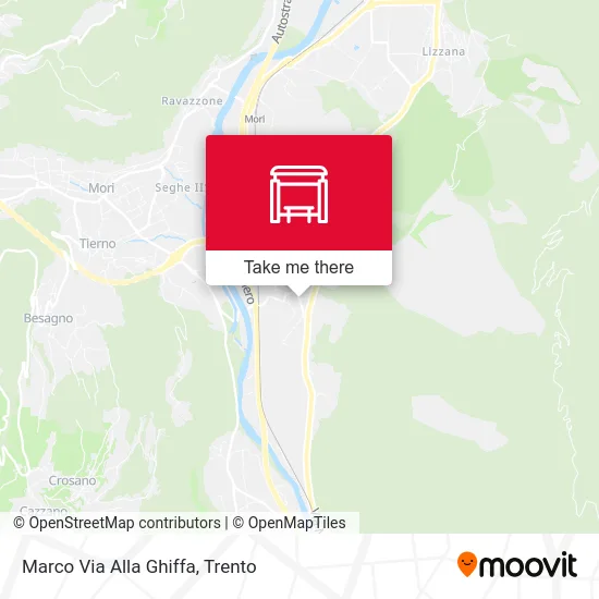 Marco Via Alla Ghiffa map