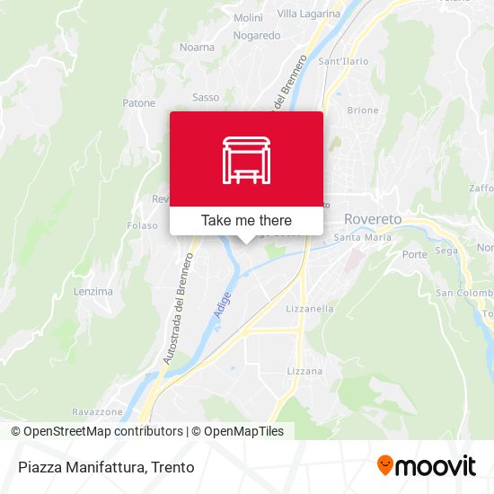 Piazza Manifattura map