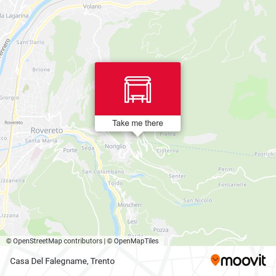 Casa Del Falegname map