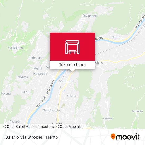 S.Ilario Via Stroperi map