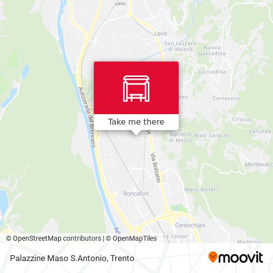 Palazzine Maso S.Antonio map