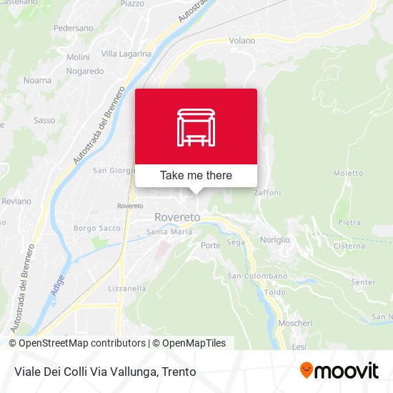 Viale Dei Colli Via Vallunga map