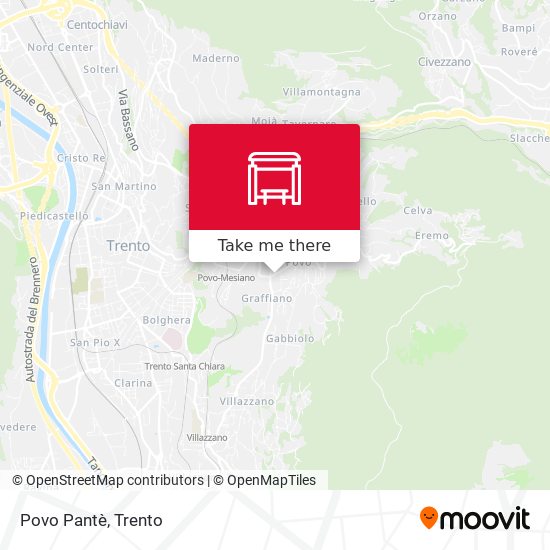 Povo Pantè map