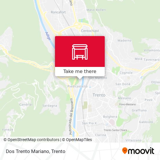 Dos Trento Mariano map