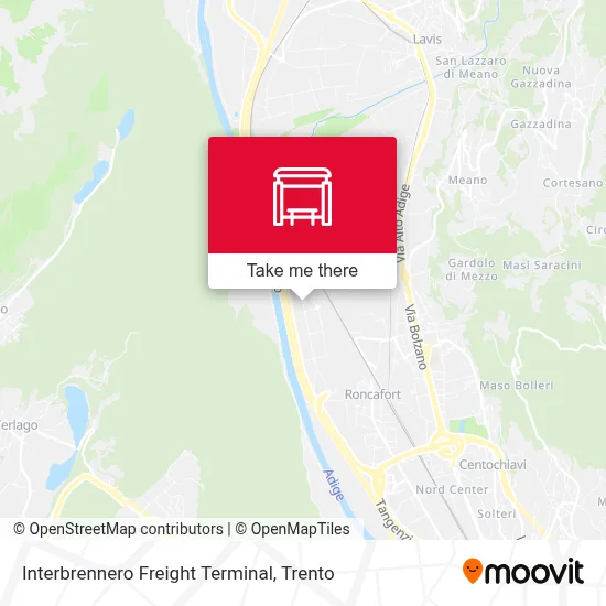 Interbrennero Freight Terminal map