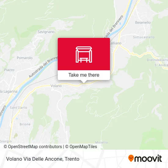 Volano Via Delle Ancone map