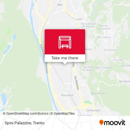 Spini Palazzine map
