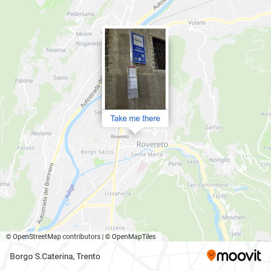 Borgo S.Caterina map