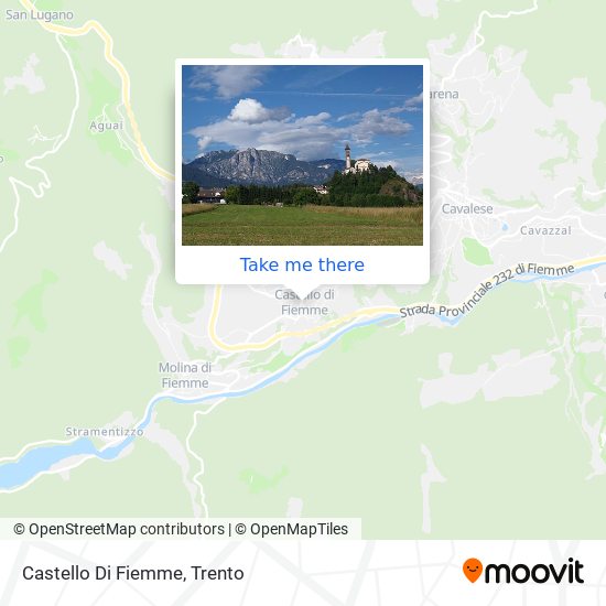 Castello Di Fiemme map