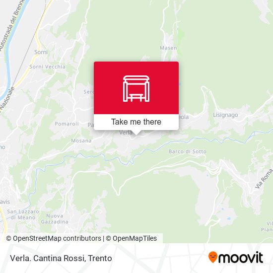 Verla. Cantina Rossi map