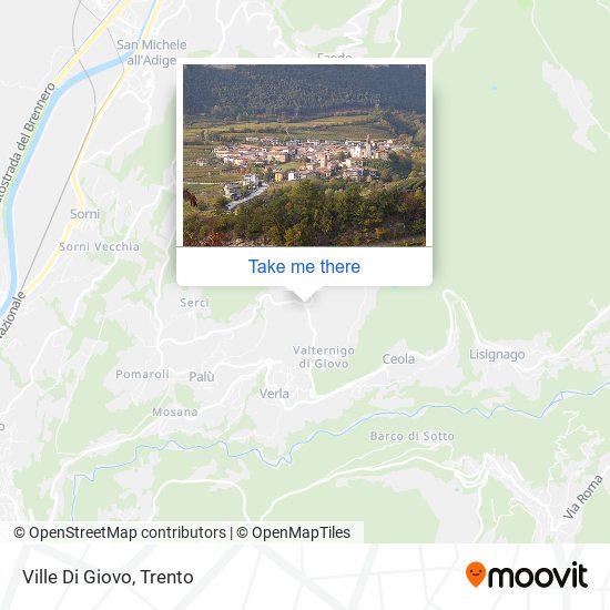 Ville Di Giovo map