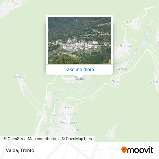 Valda map