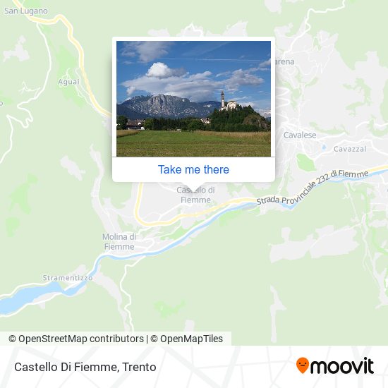 Castello Di Fiemme map