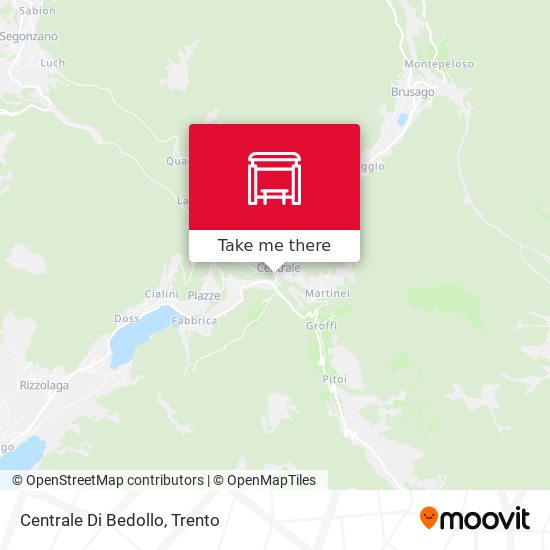 Centrale Di Bedollo map