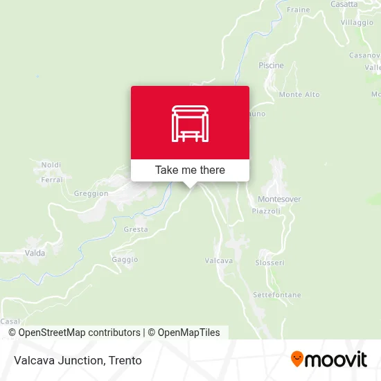 Valcava Junction map