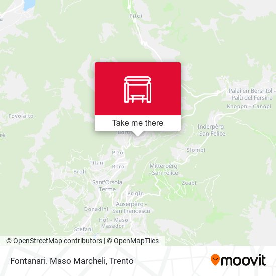 Fontanari. Maso Marcheli map