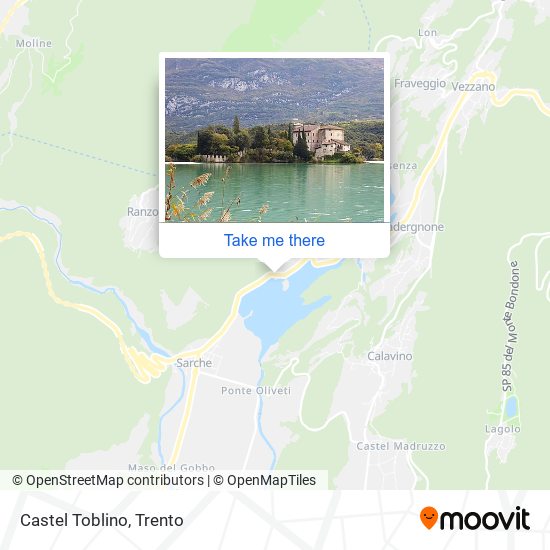 Castel Toblino map