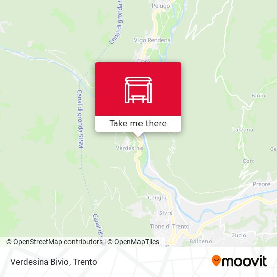 Verdesina Bivio map