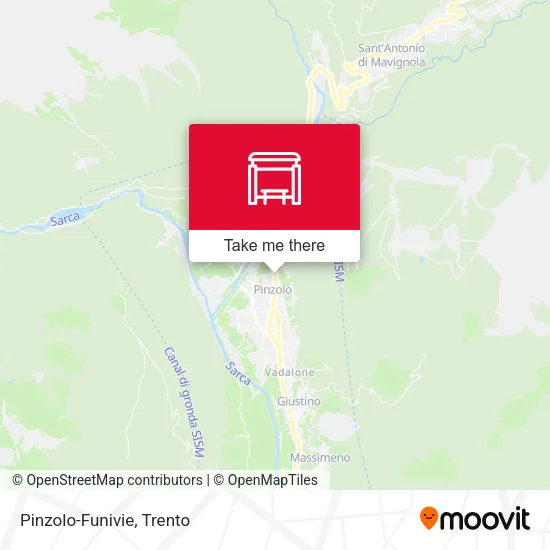 Pinzolo-Funivie map